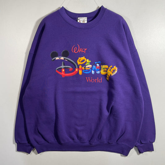 (XXL) 00’ WALT DISNEY WORLD Vintage Sweatshirt / A1180S