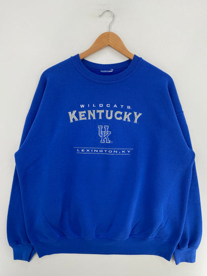 90’s KENTUCKY WILDCATS Size No tag (Approx. XL) College Sweat-Shirt / G1538S
