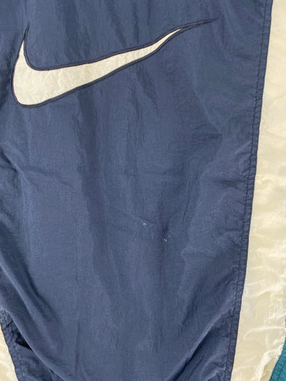 90's NIKE Size L Vintage Zip-up Nylon Jacket/ F3488N