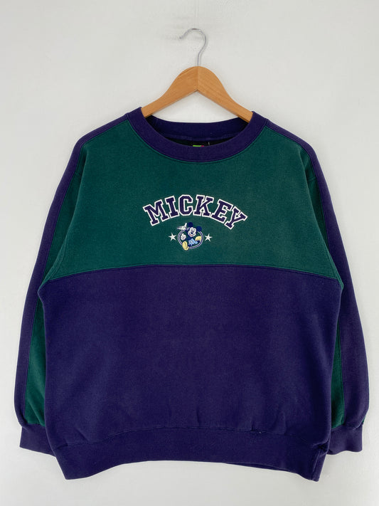 90’s DISNEY MICKEY Size M Sweat-shirt / G1166S