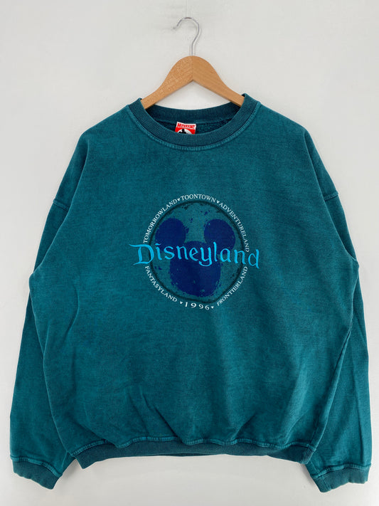 1996 DISNEY MICKEY Size L/XL Vintage Sweat-Shirt / G1478S