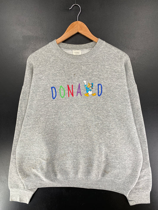 90’s DISNEY DONALD Made in USA Size XL Vintage Sweat-shirt / G5826S