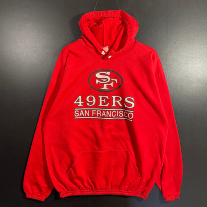 (L) 90's SAN FRANCISCO 49ERS Vintage NFL Hoodie Sweatshirt / A1134S