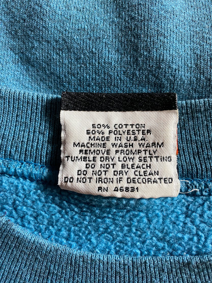 90's ALASKA Made in USA Size L Vintage Animal Sweat-Shirt / F9071S