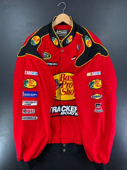 Vintage BASS PRO SHOP Size XXL Racing Jacket / F2693J