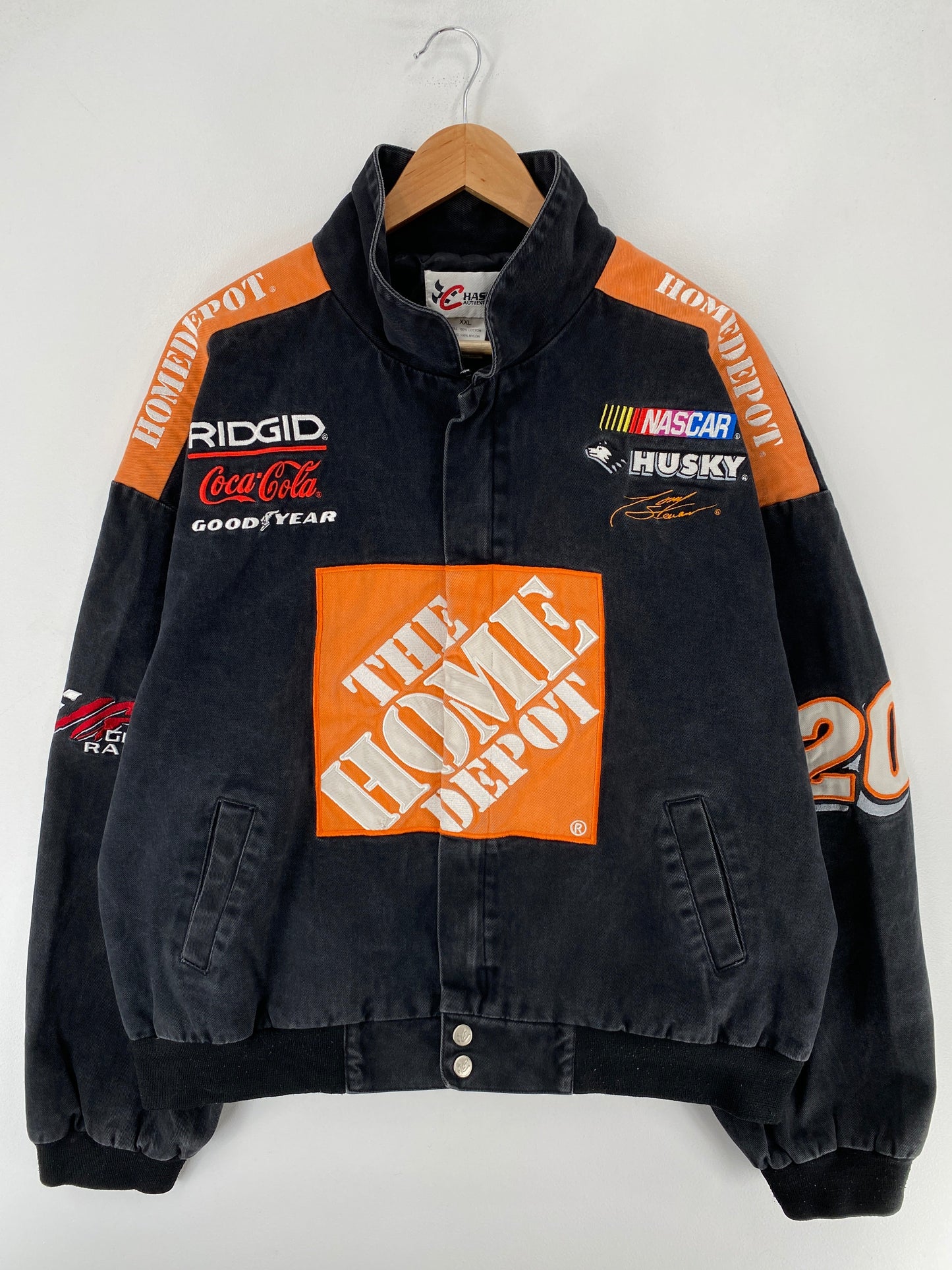 .Vintage NASCAR THE HOME DEPOT X TONY STEWART Size XXL Racing Jacket / F7028J