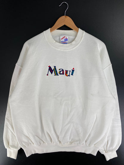90’s MAUI Made in USA Size XL Vintage Sweat-Shirt / G7070S