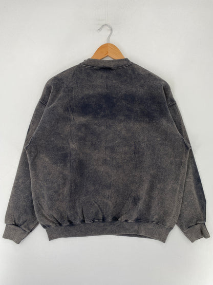 90's GEORGETOWN Made in USA Size L Vintage College Sweat Shirt / F8980S