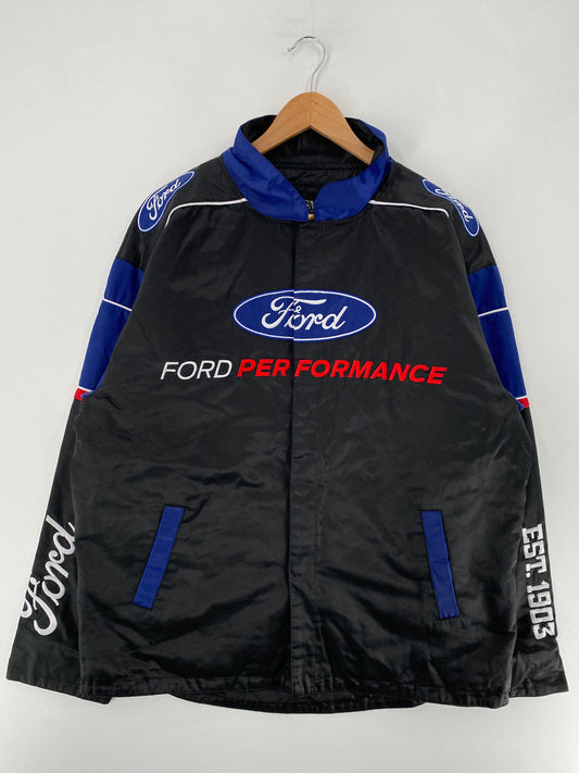 2016 FORD Size L Vintage Racing Nylon Jacket / F6130J