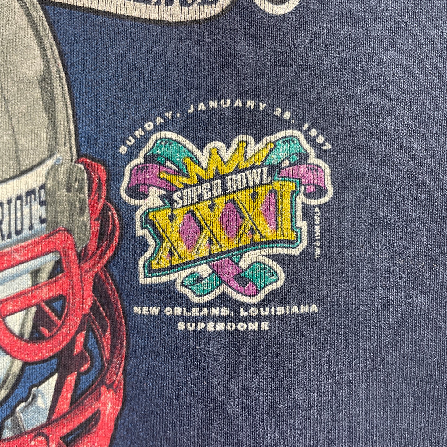 (Approx.XL) 1997 NEW ENGLAND PATRIOTS Vintage NFL Sweatshirt / A1036S