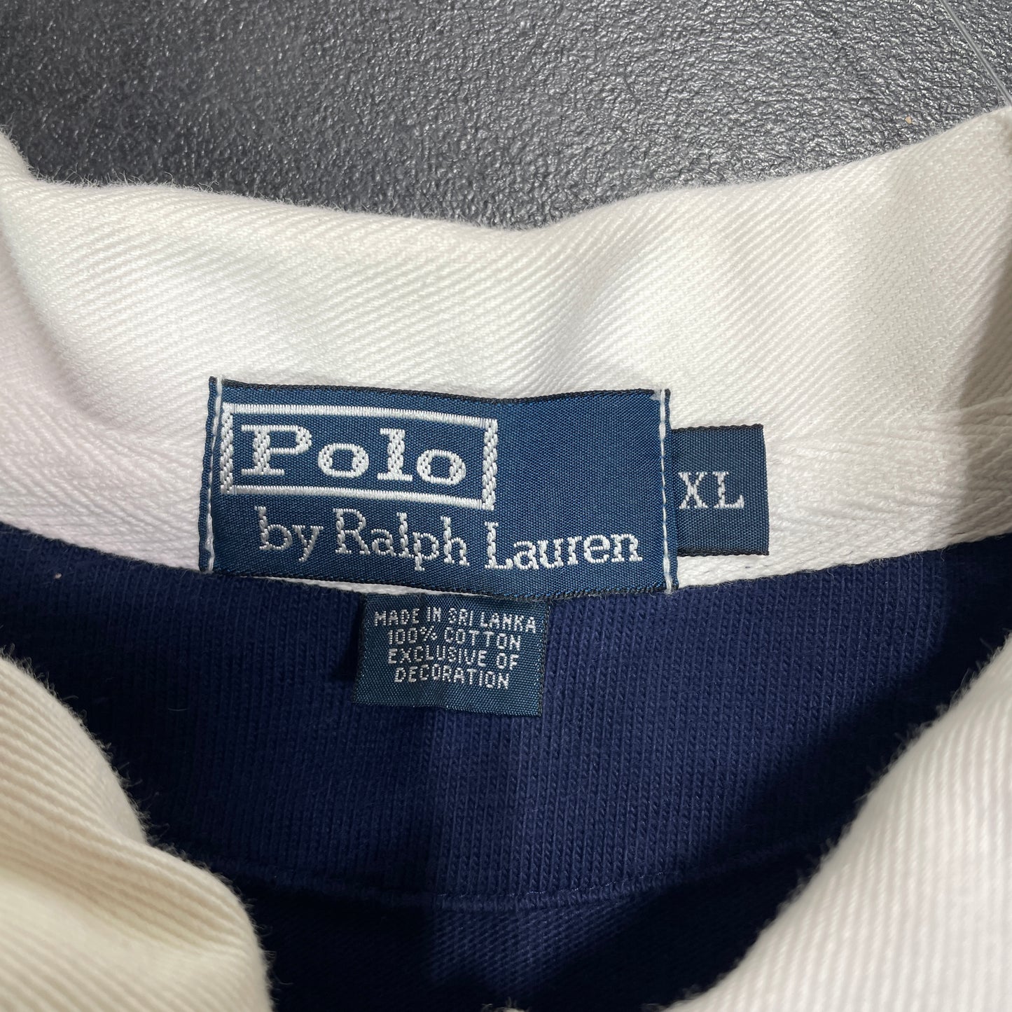 (XL) 90’s POLO RALPH LAUREN Vintage Rugby Shirt / A1570R