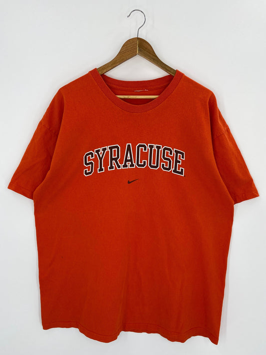 Vintage NIKE SYRACUSE Size No Tag (Approx. XXL) College T-shirt / E7499T