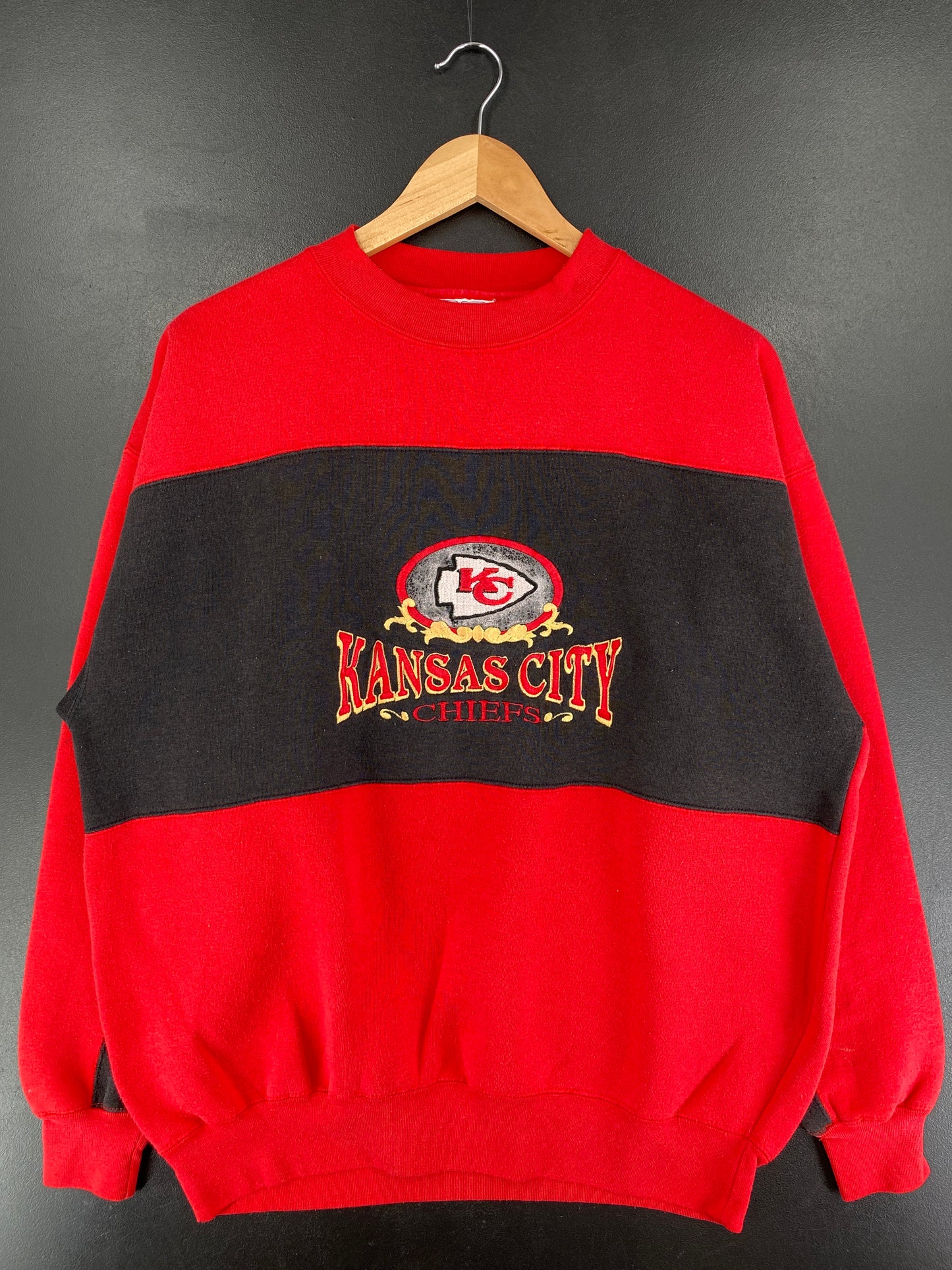 90’s KANSAS CITY CHIEFS Size L NFL Sweat-Shirt/ F1663S