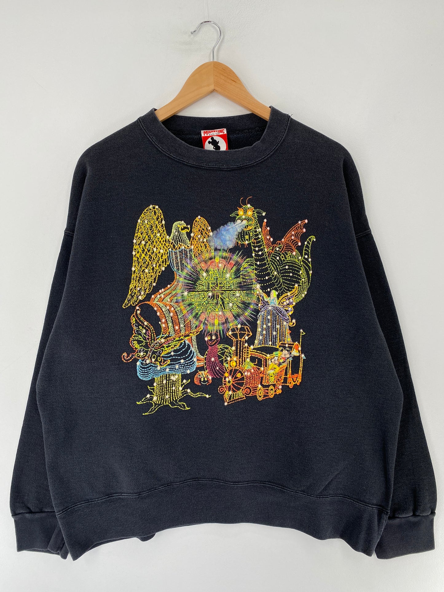 90's DISNEY ELECTRICAL PARADE Made in USA Size XXL Vintage Sweat-shirt / F956S
