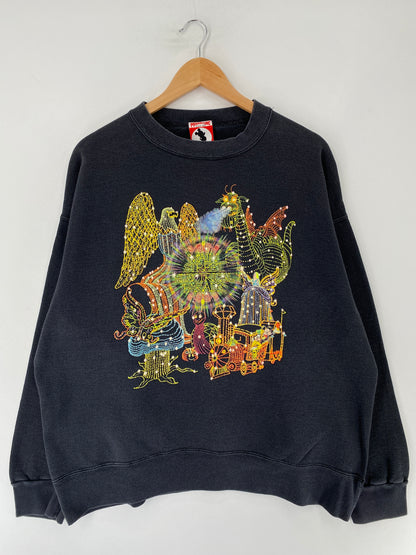 90's DISNEY ELECTRICAL PARADE Made in USA Size XXL Vintage Sweat-shirt / F956S