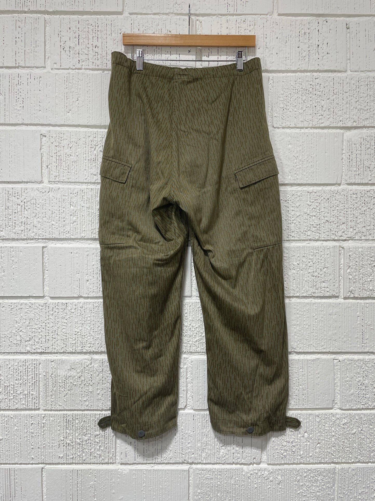 (W32xL27.5) Vintage Raindrop Camo Pants / A1385P