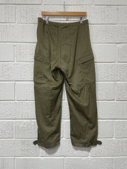 (W32xL27.5) Vintage Raindrop Camo Pants / A1385P
