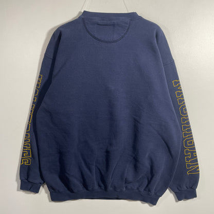 (XL) 90’s MICHIGAN WOLVERINES Vintage College Sweatshirt / A1170S