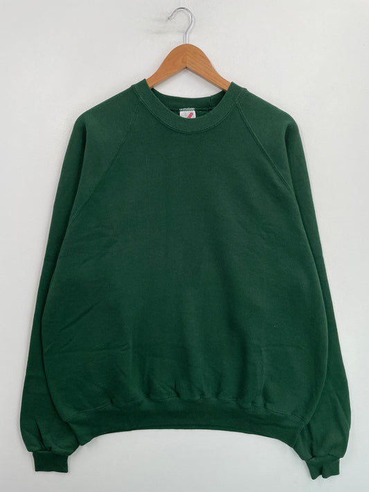 90's PLAIN GREEN Made in USA Size XXL Vintage Sweat-Shirt / G5705S