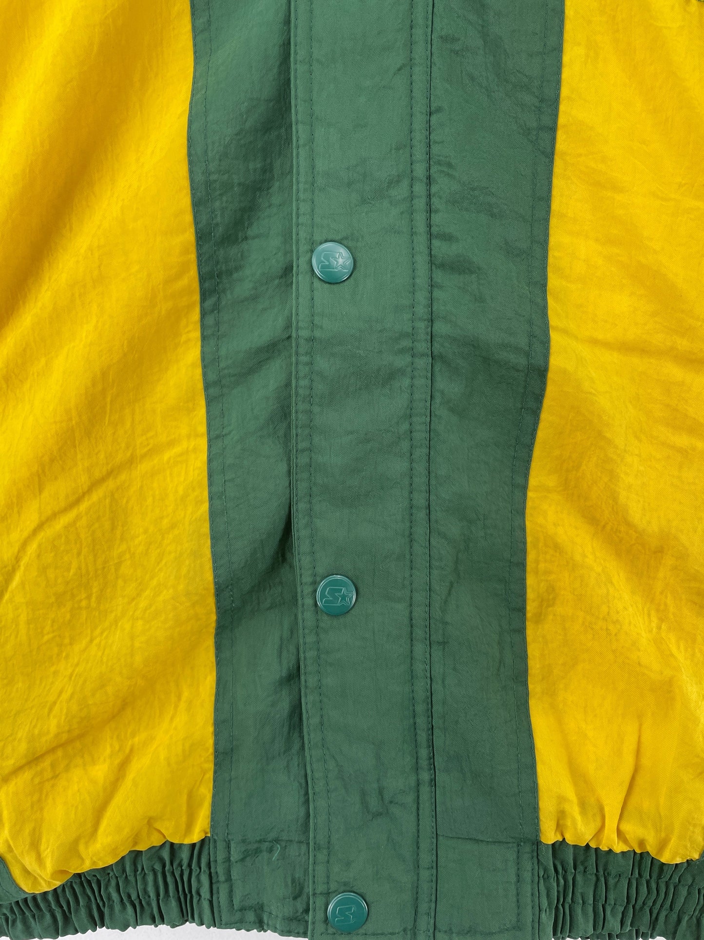 90's STARTER x GREEN BAY PACKERS Size L Vintage NFL Padded Nylon Jacket / F7101N