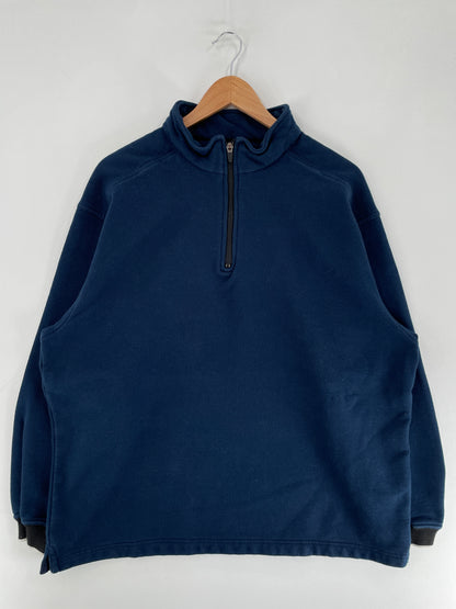90's NIKE Size L Vintage Half-zip Sweat-Shirt / F5563S