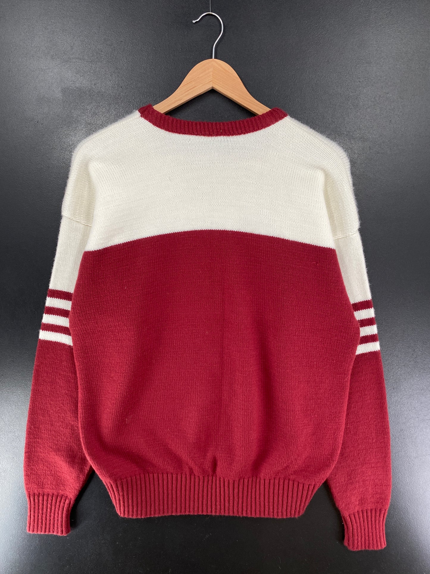 Vintage ALABAMA Size No Tag (Approx. M) Cotton Knit Sweater / G4506K