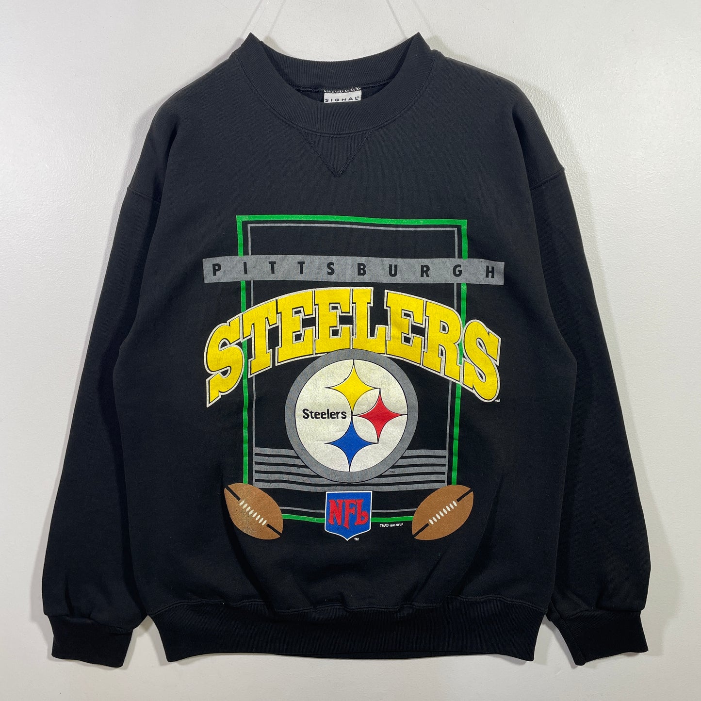 (L) 1993 PITTSBURGH STEELERS Vintage NFL Sweatshirt/ A0826S