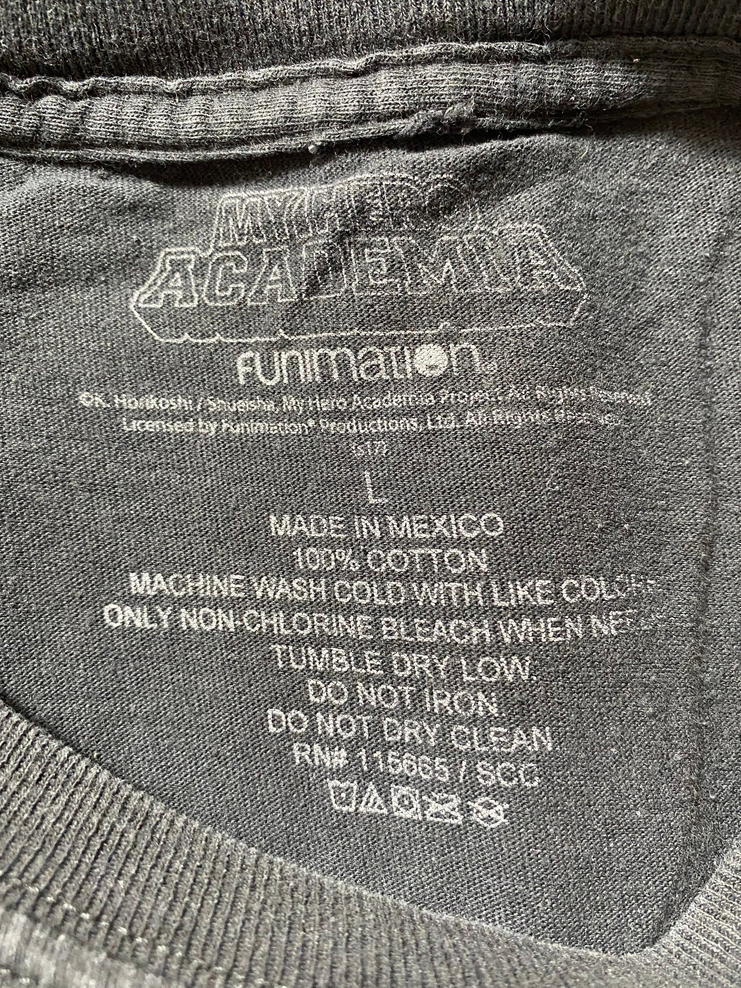 (L) MY HERO ACADEMIA IZUKU Vintage T-Shirt / A0949T