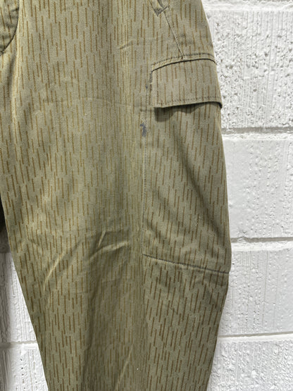 (W32xL27.5) Vintage Raindrop Camo Pants / A1385P