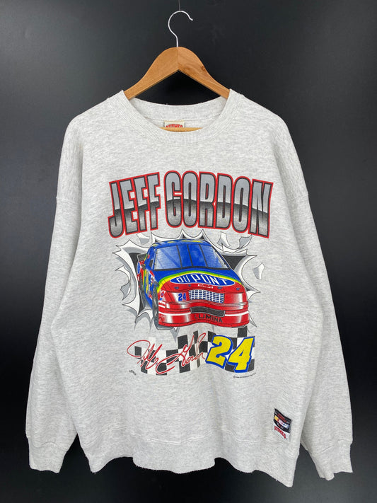 .1994 NASCAR JEFF GORDON Made in USA Size XL Vintage Racing Sweat-Shirts / F6913S