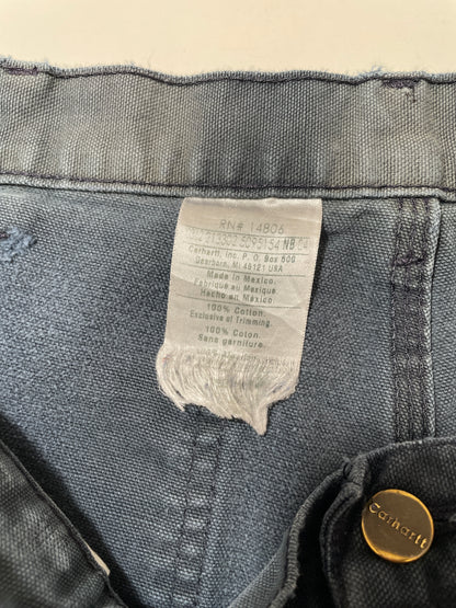(W33xL30) Vintage CARHARTT Distressed Style Duck Pants / A1163P