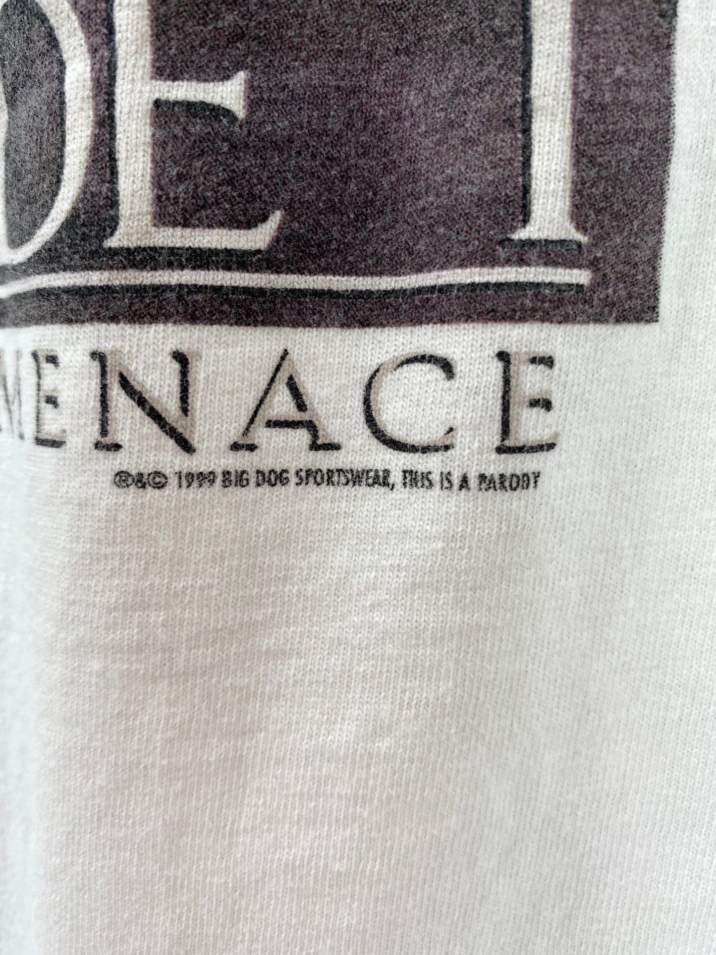 1999 BIG DOG x EPAWSODE I Size No Tag(Approx. L) Vintage T-Shirt / F887T