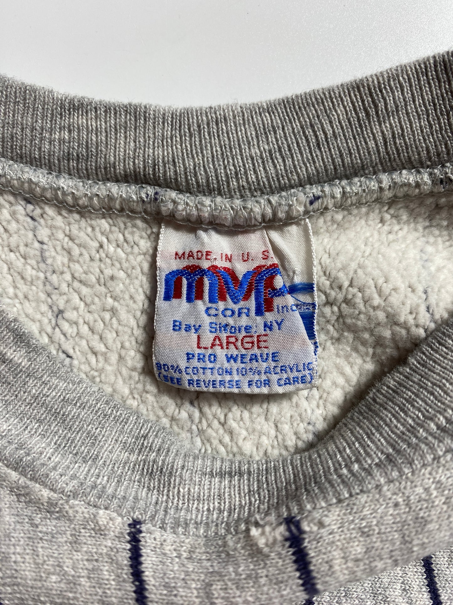 90's KANSAS Made in USA Size L Vintage College Sweat-Shirt / F5541S