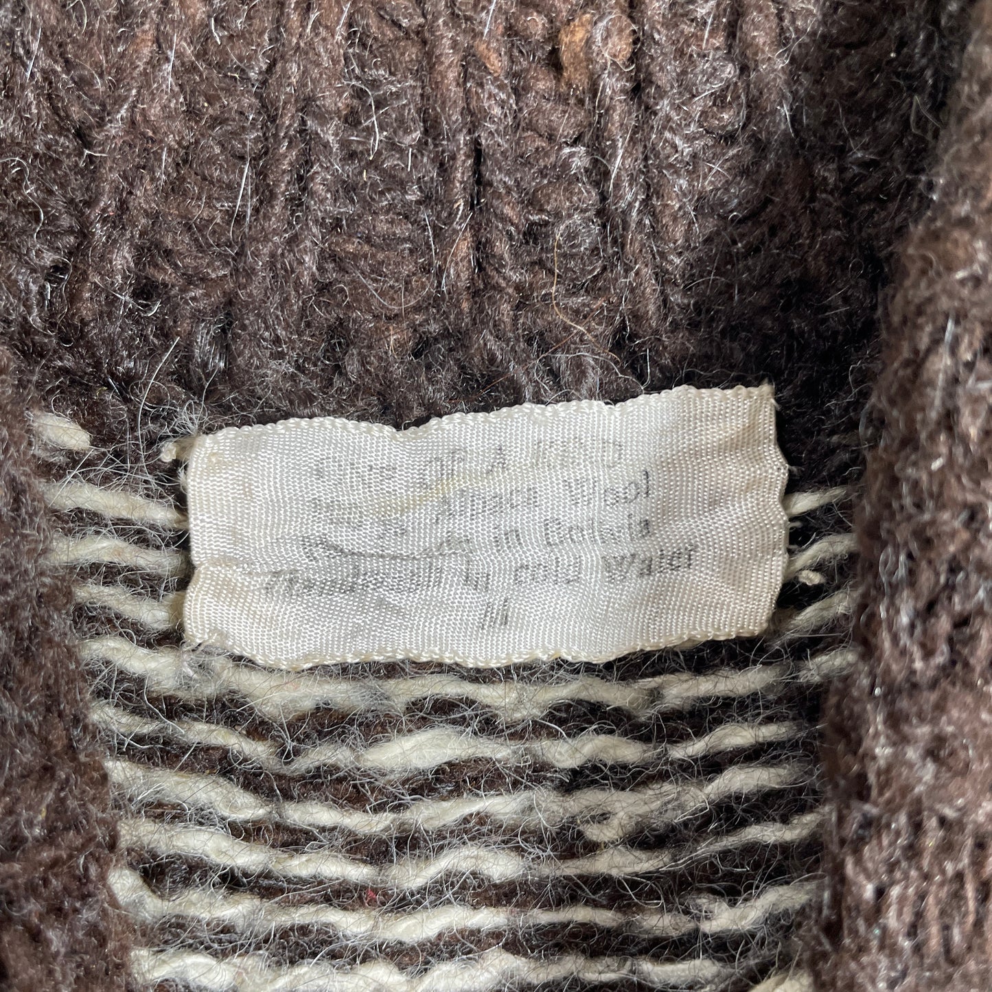 (M) Vintage Nordic Wool Knit Sweater / A1255K