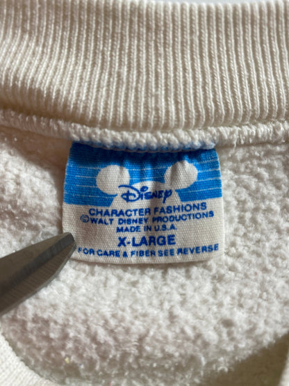 .80’s DISNEY MICKEY Made in USA Size XL Vintage Sweat-shirt / E8048S