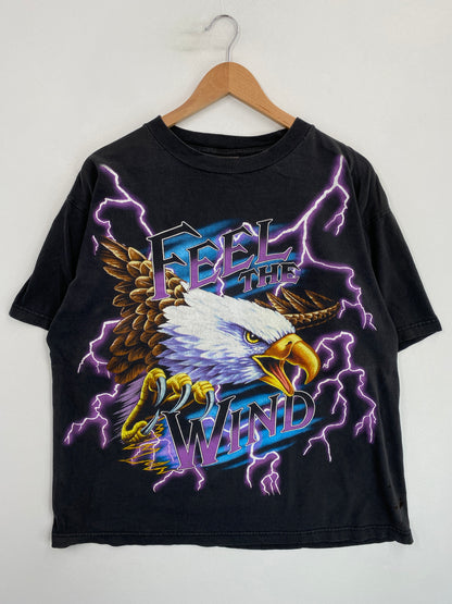 Vintage LIGHTNING EAGLE NORTON CHAMPAGNE Size XL T-Shirt / G6319T