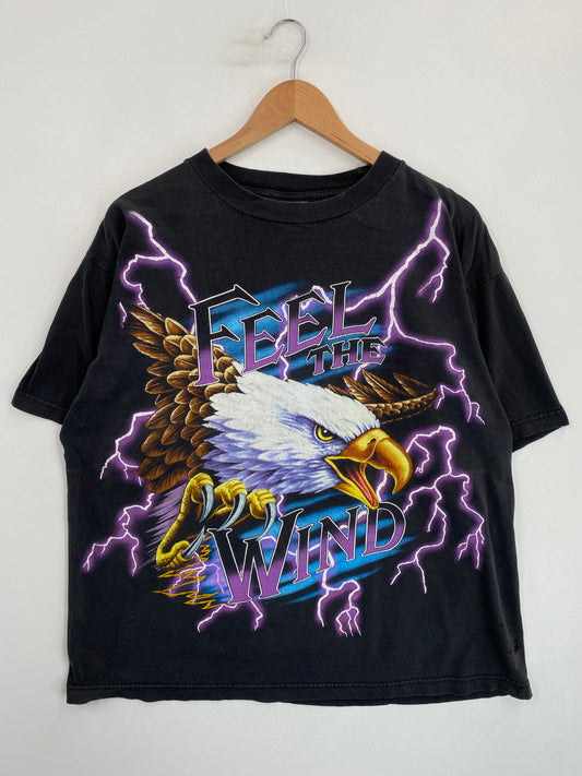 Vintage LIGHTNING EAGLE NORTON CHAMPAGNE Size XL T-Shirt / G6319T