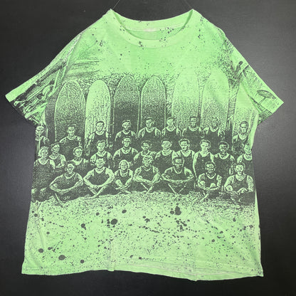 (Approx.XXL) 90’s SURFERS All Over Print T-Shirt / A0713T