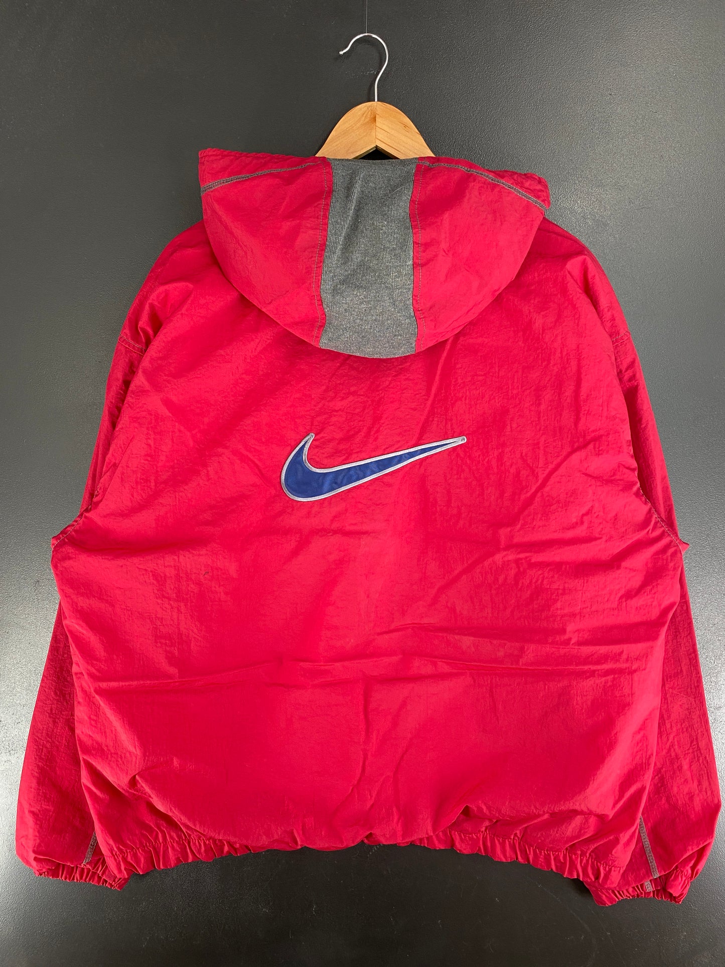 90's NIKE Size XL Vintage Nylon padded Zip-Up Jacket / F6421N