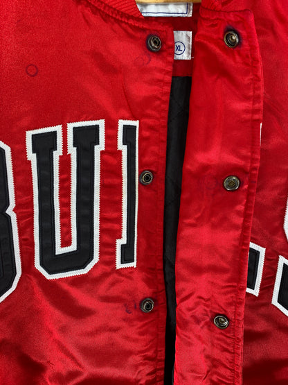 90’s STARTER x CHICAGO BULLS Size XL Vintage NBA Nylon Jacket / F3537N