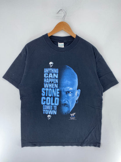 1998 STONE COLD WORLD WRESTLING Size L Vintage T-Shirt / F1491T