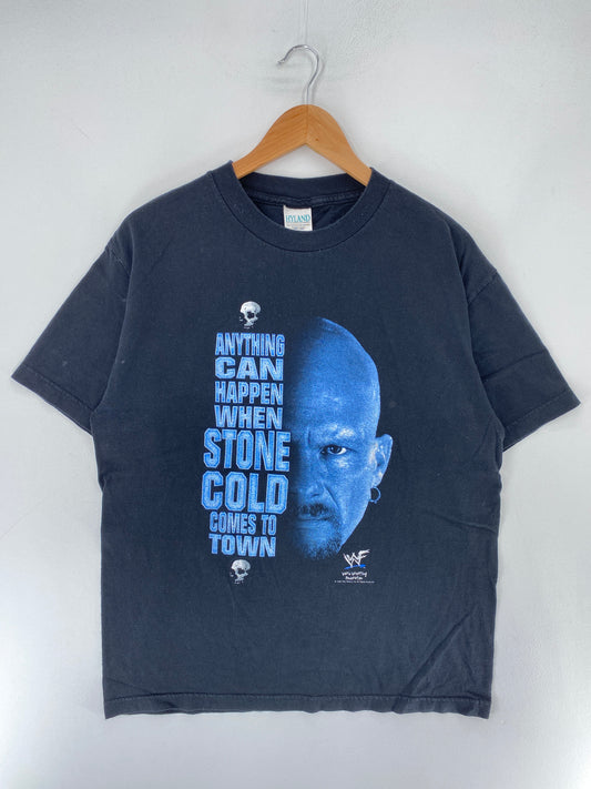 1998 STONE COLD WORLD WRESTLING Size L Vintage T-Shirt / F1491T