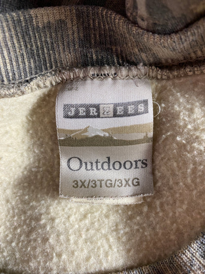 90's CAMO Made in USA Size XXXL Sweat-Shirt / F9700S