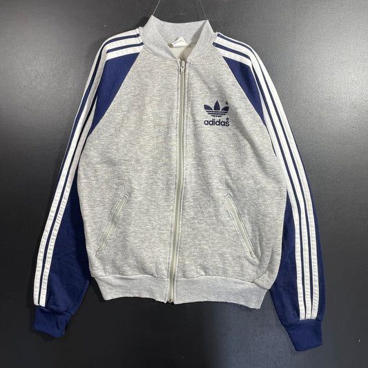 (L) 80’s ADIDAS Vintage Zip-Up Sweatshirt / A1185S