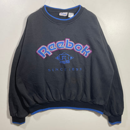 (XL) 90's REEBOK SPELLOUT Vintage Sweatshirt / A1091S