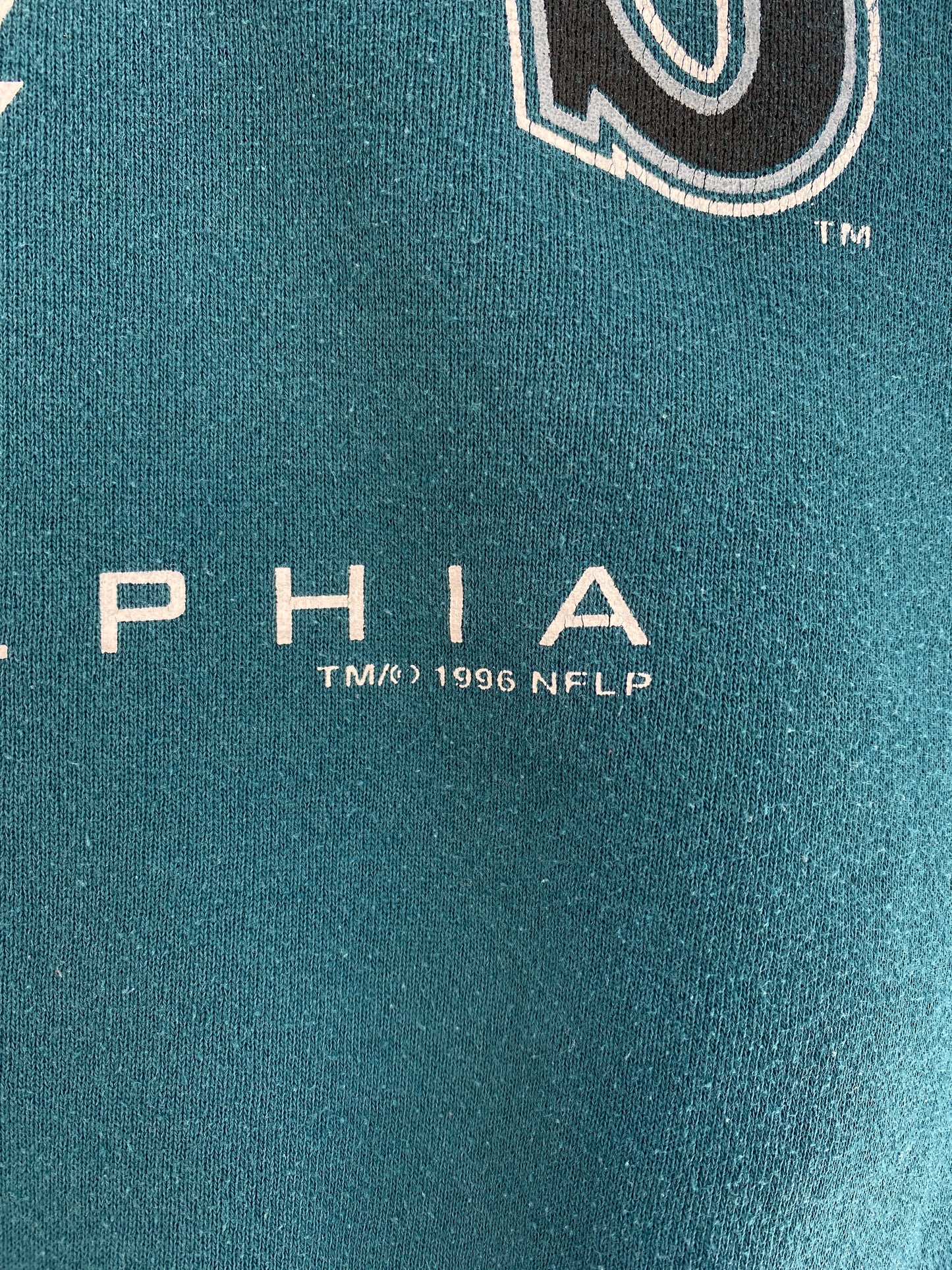 1996 PHILADELPHIA EAGLES Made in USA Size L Vintage NFL Sweat-shirt / G1452S