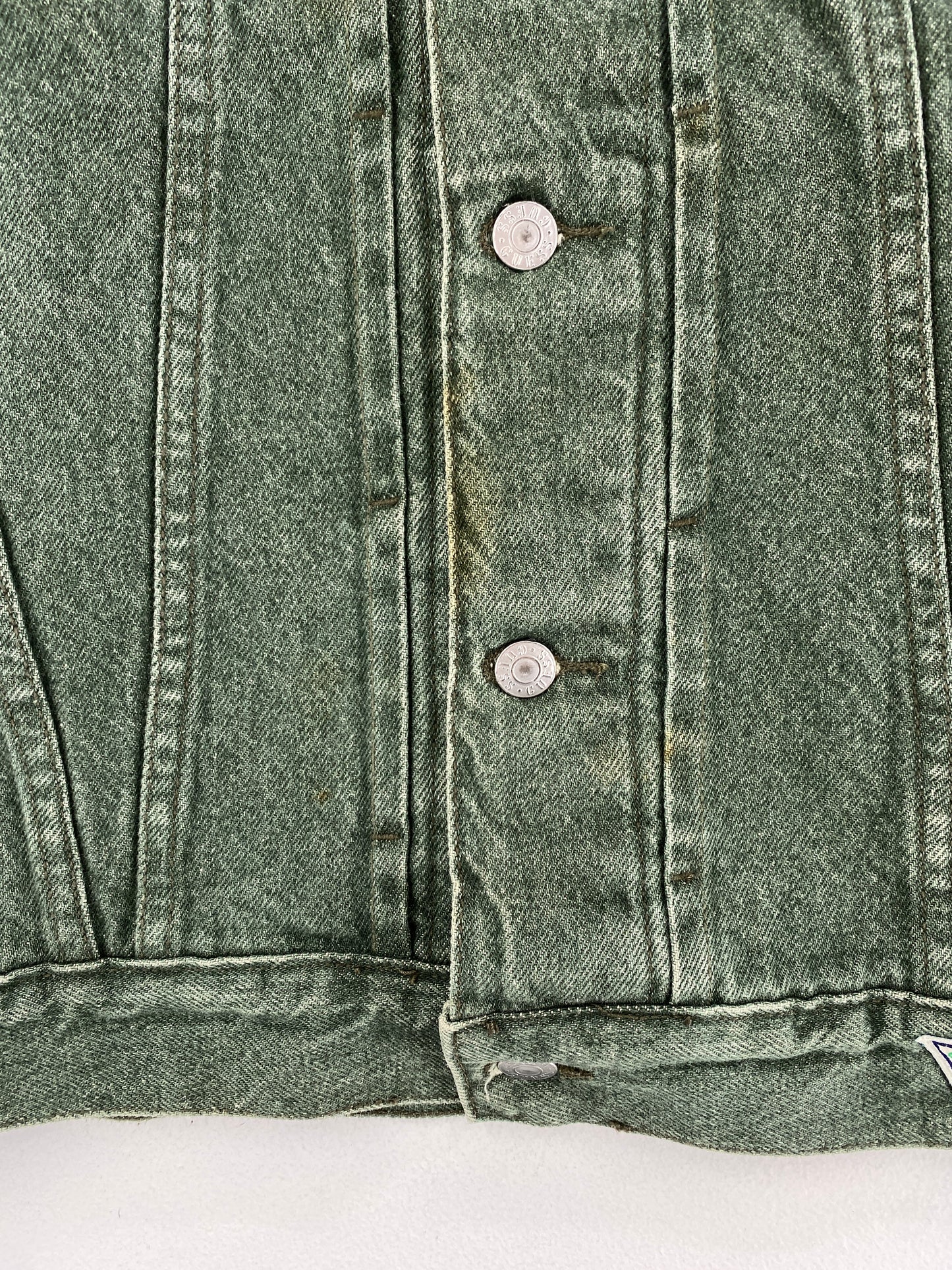 90's GUESS Made in USA Size XL Vintage Denim Jacket / F3867J