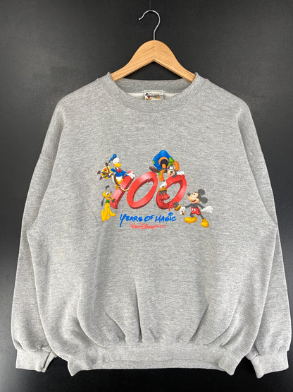 Vintage DISNEY 100 YEAR OF MAGIC Size XL Sweat-Shirt / G4573S