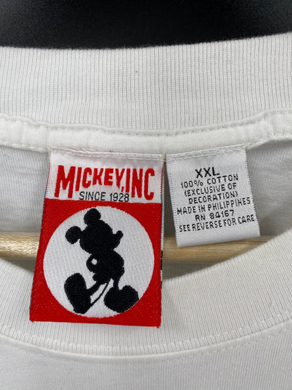 90’s DISNEY MICKEY AND MINNIE Size XXL Vintage T-Shirt / E8213T