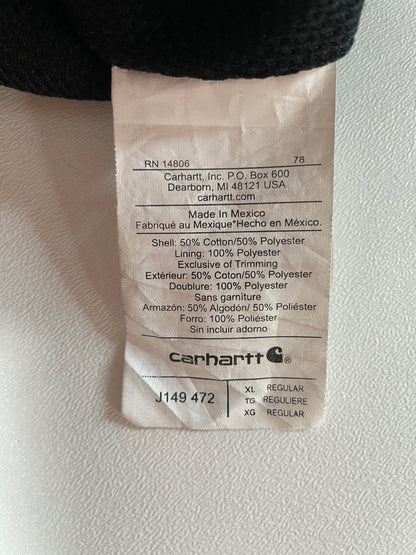 Vintage CARHARTT Size XL Zip-up Hoodie Sweat Shirt / G5621S